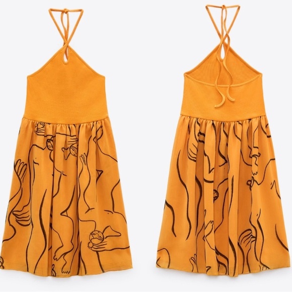 NEW ZARA - Halter Mini Dress - Picture 5 of 10